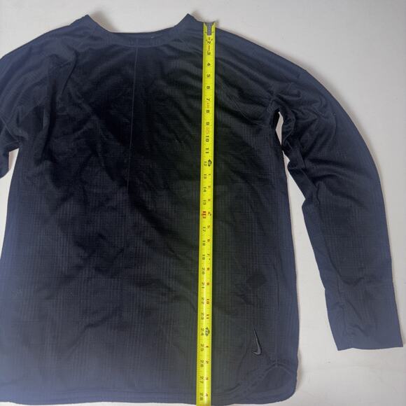 Yoga Nike Women’s Relax Black Longsleeve Top Sz L - Picture 3 of 8